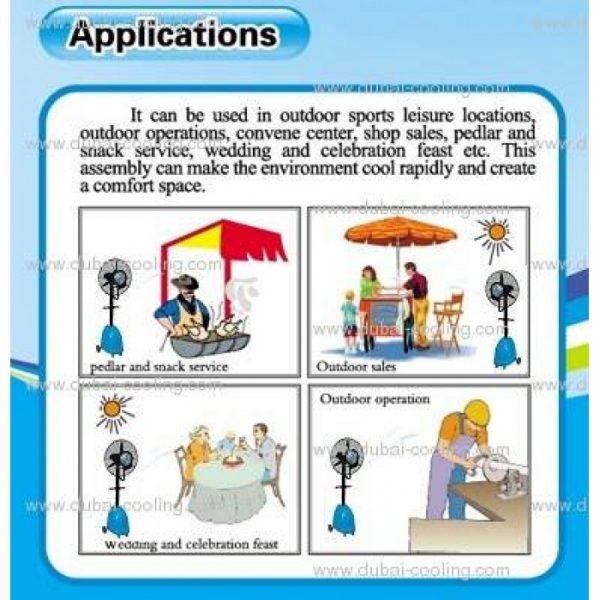 Applications of misty-fan-dc-wcf4140